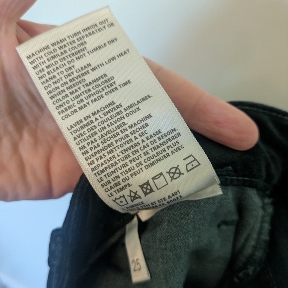 L'AGENCE Velvet Marguerite Skinny Pants Evergreen 25 - Picture 10 of 11